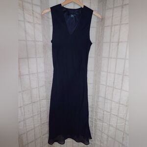 Elegant Black Sleeveless Dress